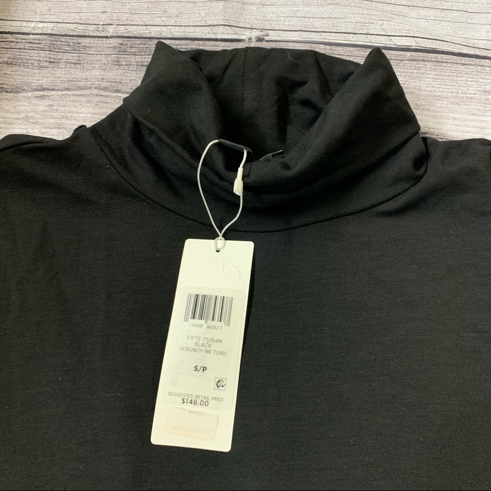 NWT EILEEN FISHER High Funnel Neck Tunic - Picture 13 of 14